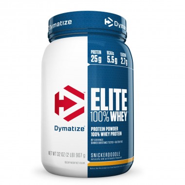 Dymatize Elite 100 Whey Protein 907 грамм, американский сывороточный протеин