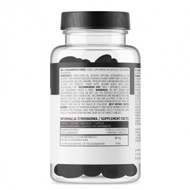 OstroVit Astaxanthin Forte 90 капсул, антиоксидант