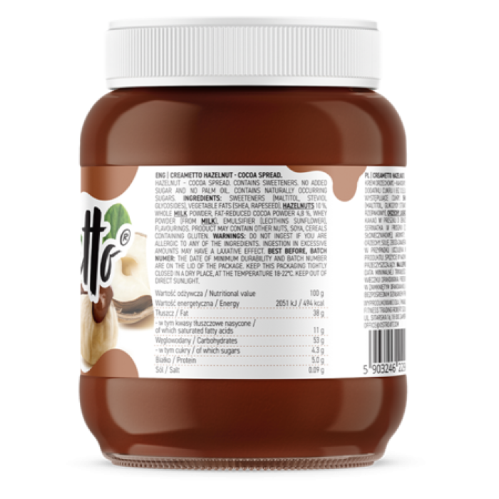 OstroVit Creametto 350 g, паста без сахара