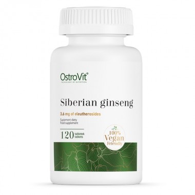 OstroVit Siberian Ginseng 120 таблеток, сибирский женьшень