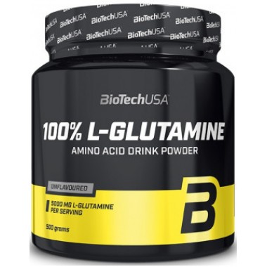 Biotech USA 100% L-Glutamine 500 грамм, чистый глютамин