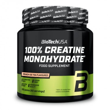 Biotech USA 100% Creatine Monohydrate 300 грамм, моногидрат креатина