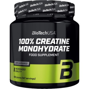 Biotech USA 100% Creatine Monohydrate 500 грамм, креатин моногидрат