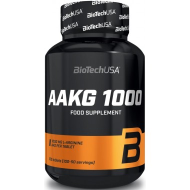 Biotech USA AAKG 1000 mg 100 таблеток, L-аргінін альфа-кетоглутарат