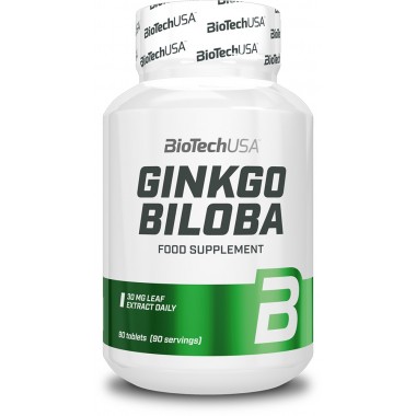 Biotech USA Ginkgo Biloba 90 таблеток, экстракт листьев гинкго билоба