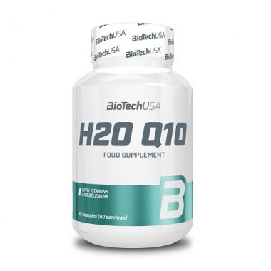 Biotech USA H20 Q10 60 капсул, коэнзим Q10, витамины и селен