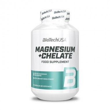 Biotech USA Magnesium Chelate 60 капсул, магній в хелатній формі