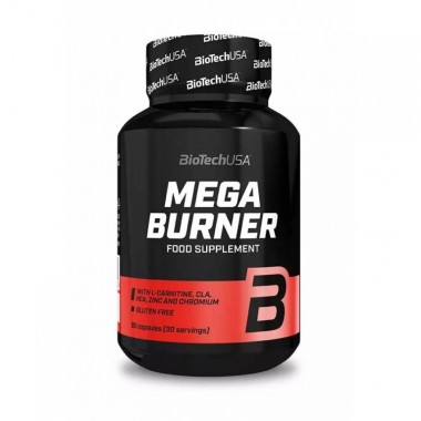 Biotech USA Mega Burner 90 капсул, жироспалювач без кофеїну