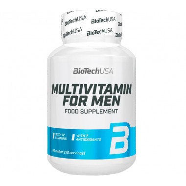 Biotech USA Multivitamin for Men 60 таблеток, витаминный комплекс для мужчин