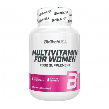 Biotech USA Multivitamin for Women 60 таблеток, витаминный комплекс для женщин