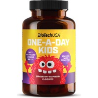 Biotech USA One-A-Day Kids 90 chewing tabs Клубника-малина