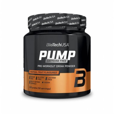 Biotech USA PUMP Caffeine Free 330 грамм, напиток перед тренировкой без стимуляторов