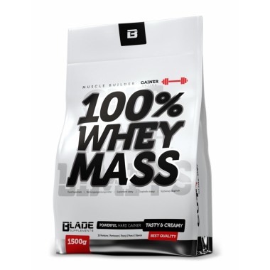 Hi Tec Blade Series 100% Whey Mass 1500 грам, гейнер для набору маси