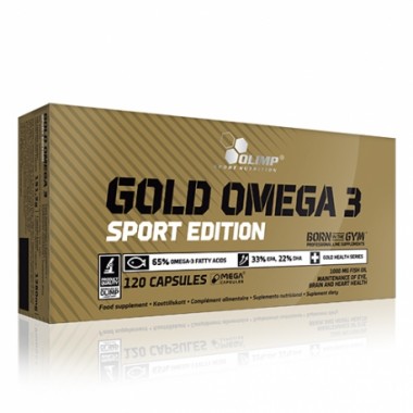 Olimp Gold Omega Sport Edition 120 капсул, концентрований риб'ячий жир