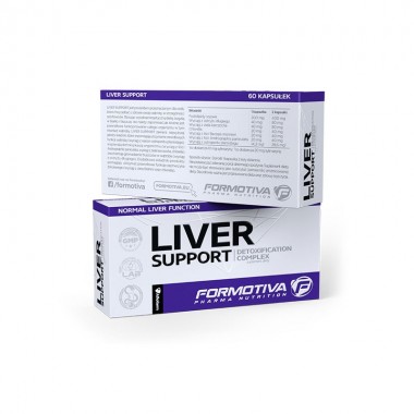 Formotiva Liver Support 60 капсул, чищення печінки