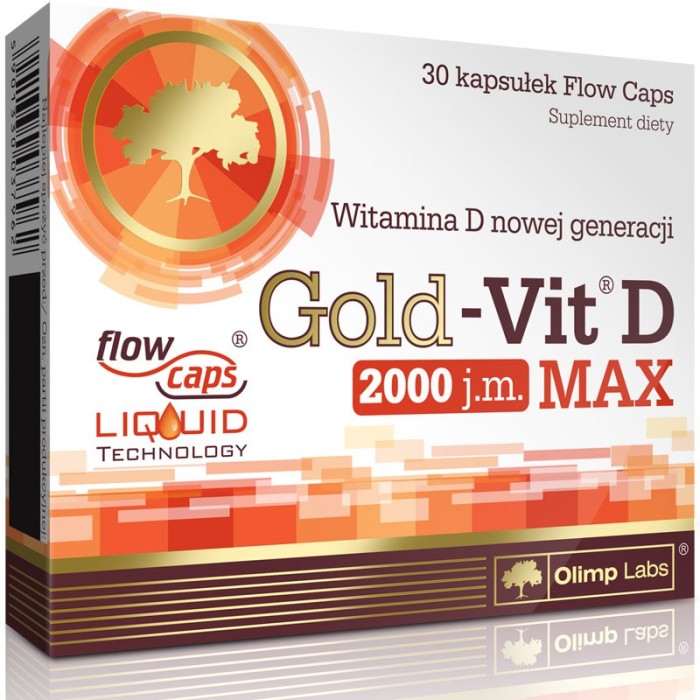 OLIMP Gold-Vit D Max 30 капсул, вітамін д