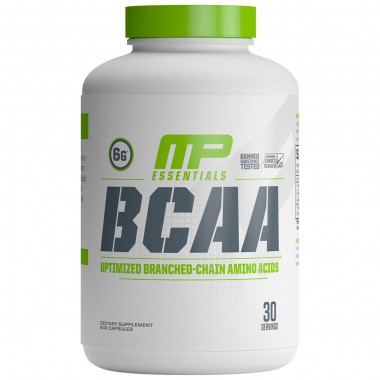 MusclePharm Essentials BCAA 3:2:1 240 капсул, незаменимые аминокислоты