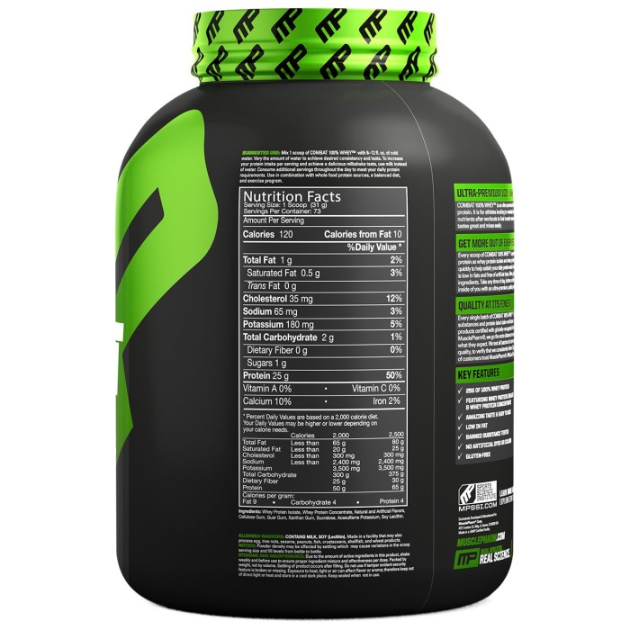 MusclePharm Combat 100% Whey 2270 грам, сироватковий протеїн