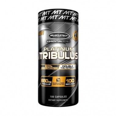 Muscletech Platinum 100% Tribulus 100 капсул, трибулус