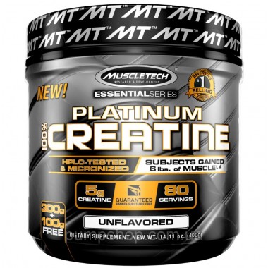 Muscletech Platinum Creatine 400 грамм, креатин