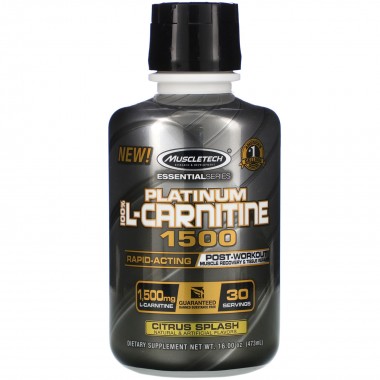 Muscletech Platinum L-Carnitine 1500 mg 473 мл, рідкий л-карнітин