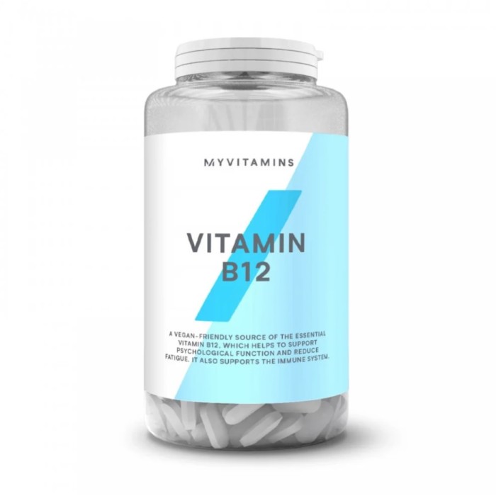 Myprotein Vitamin B-12 60 таблеток, вітамін В12 (ціанокобаламін)