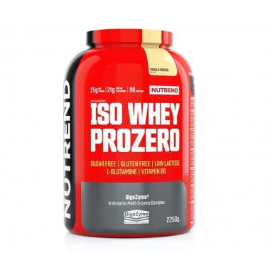 Nutrend Iso Whey Prozero 2250 грам, ізолят сироваткового протеїну