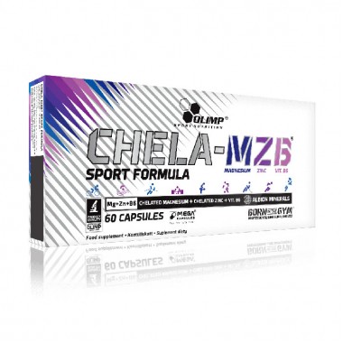 Olimp Chela-MZB Sport Formula 60 капсул, магний + цинк + витамин В6