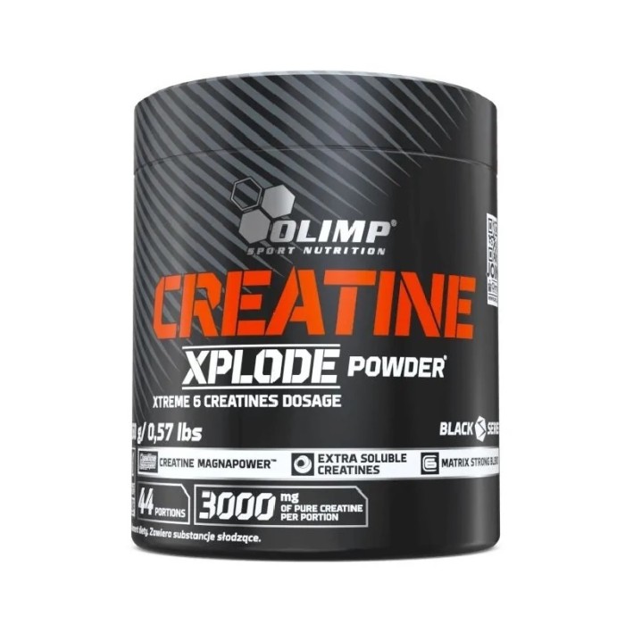 Olimp Creatine Xplode Powder 260 грам, шість найефективніших форм креатину
