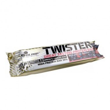 Olimp Twister High Protein Bar 30% 60 грам, смачний протеїновий батончик