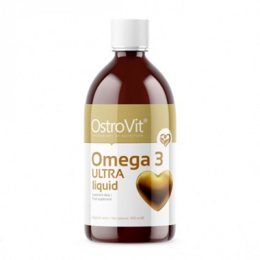 OstroVit Omega 3 Ultra Liquid 300 мл, омега 3 рідка