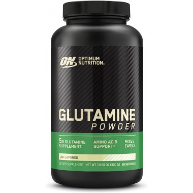 Optimum Nutrition Glutamine Powder 300 грамм, глютамин без ароматизаторов