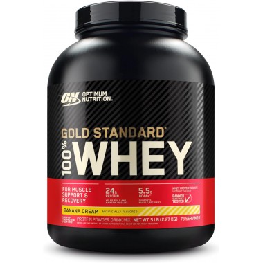 Optimum Nutrition Whey Gold Standard 2270 грамм, сывороточный протеин