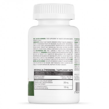 OstroVit Bacopa Monnieri 90 таблеток, екстракт бакопи дрібнолистовий