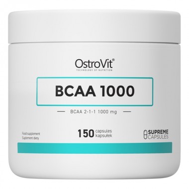 OstroVit BCAA 2-1-1 1000 150 капсул, бцаа 2-1-1