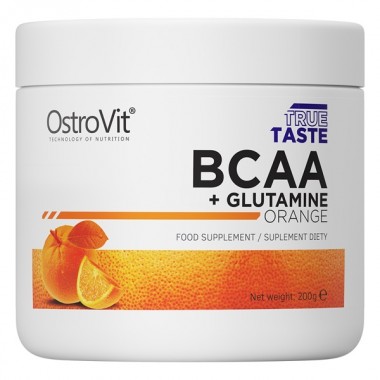 OstroVit BCAA + Glutamine 200 грамм, бцаа+глютамин