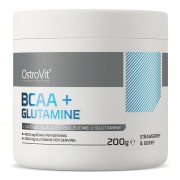OstroVit BCAA + Glutamine 200 g Клубника-черника