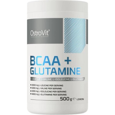 OstroVit BCAA + Glutamine 500 грам, бцаа+глютамін