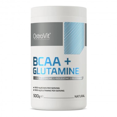 OstroVit BCAA + Glutamine 500 грам, бцаа+глютамін