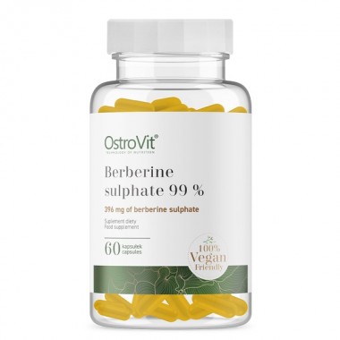 OstroVit Berberine Sulphate 99% Vege 60 капсул, сульфат берберину