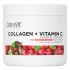 OstroVit Collagen + Vitamin C 200 грам, гідрозілований яловичий колаген + вітамін с