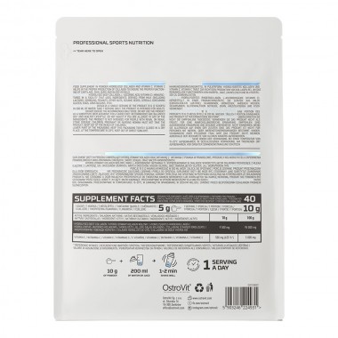 OstroVit Collagen + Vitamin C 400 грамм, гидрозилованый говяжий коллаген + витамин с