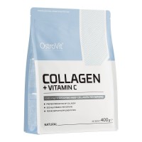 OstroVit Collagen + Vitamin C 400 g Чистый, без вкуса (Пошкоджена упаковка)