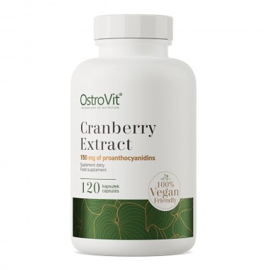 OstroVit Cranberry Extract Vege 120 капсул, екстракт плодів журавлини