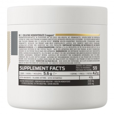 OstroVit Creatine Monohydrate Creapure 250 грамм, креатин моногидрат