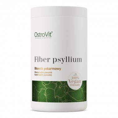 OstroVit Fiber Psyllium Vege 600 грам, джерело натуральної клітковини