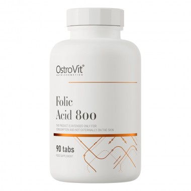 OstroVit Folic Acid 90 таблеток, фолієва кислота