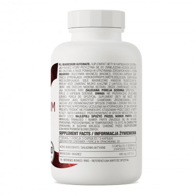 OstroVit Magnesium Bisglycinate 90 капсул, магній бісгліцинат