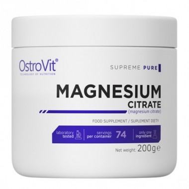 OstroVit Magnesium Citrate 200 грамм, цитрат магния