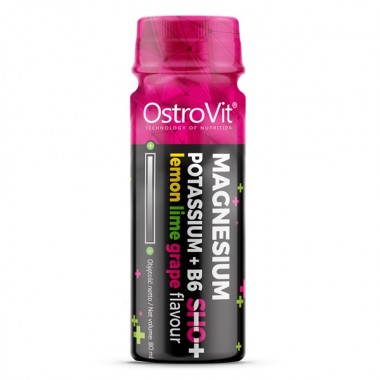 OstroVit Magnesium Potassium + B6 SHOT 80 мл, напій що містить магній, калій + В6